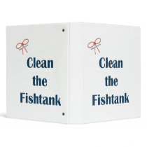 Clean the Fish Tank binders by HappyDoggies Clean the Fish Tank binders