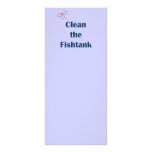 Clean the Fish Tank Custom Rack Cards