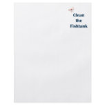 Clean the Fish Tank Personalized Flyer