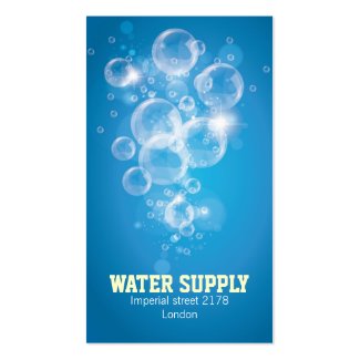 clean water business card
