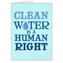 Clean Water cards by smallhandsdesigns Clean Water cards
