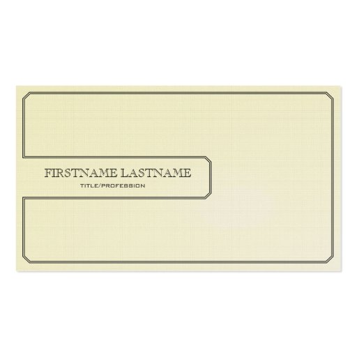 Clean White General Business Card (front side)