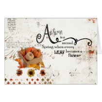 clean world autumn card