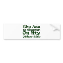 Cleaner Side Bumper Sticker