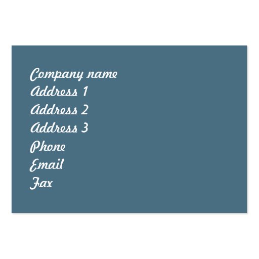 Cleaning Business Card Template (back side)