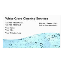 Cleaning Business Cards