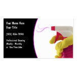 Cleaning Business Cards