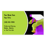 Cleaning Business Cards