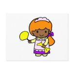 Cleaning Girl Postcard