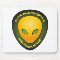 Cleaning Persons Are People Too mousepads by busybees Cleaning Persons Are People Too mousepads
