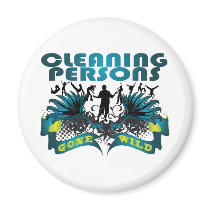 Cleaning Persons Gone Wild magnets by busybrain Cleaning Persons Gone Wild magnets