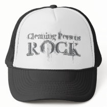 Cleaning Persons Rock hats by busybrain Cleaning Persons Rock hats