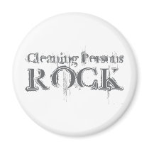 Cleaning Persons Rock magnets by busybrain Cleaning Persons Rock magnets