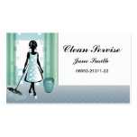 cleaning service business cards