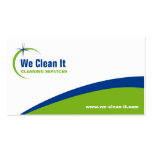 Cleaning Service Business Card