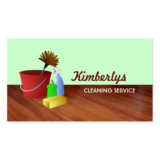 Cleaning Service business cards