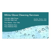 Cleaning Service Business Cards