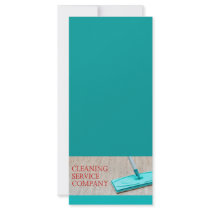 Cleaning service custom rack card