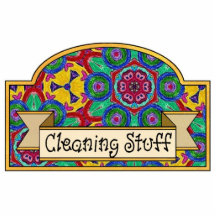 Cleaning Stuff - Decorative Sign Cut Out