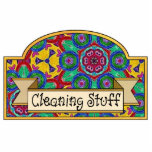 Cleaning Stuff - Decorative Sign photo sculptures