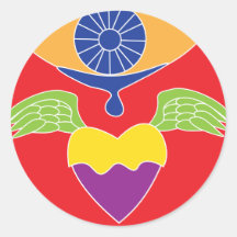Cleansing Tears - Forgiveness Round Sticker