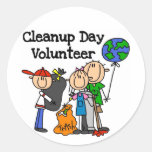 Cleanup Day Volunteer T-shirts and Gifts Sticker
