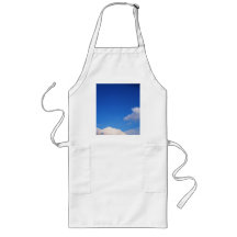 Clear Blue Sky & White Clouds Aprons