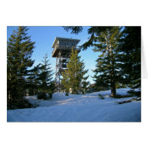 Clear Lake Butte Fire Lookout Greeting Card