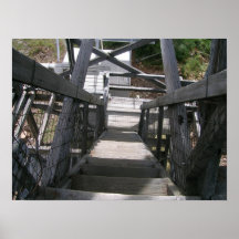 Clear Lake Butte Fire Lookout, Stairs Poster