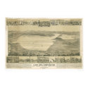 Clear Lake, CA. Panoramic Map (0289A) posters
