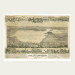Clear Lake, CA. Panoramic Map (0289A) posters