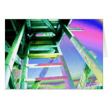 Clear Lake Fire Lookout Greeting Card
