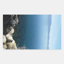 Clear Lake Rectangular Stickers