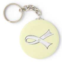 Clear Ribbon Keychain keychains