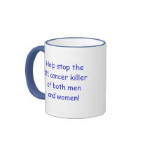 Clear Ribbon Ringer Mug mugs