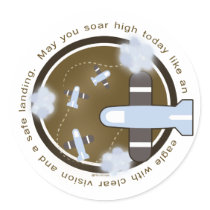 Clear Vision Sticker Pilot by personalizedbaby Clear Vision Sticker Pilot