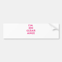 Clearance Bumper Stickers