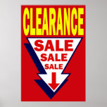 CLEARANCE SALE POSTER