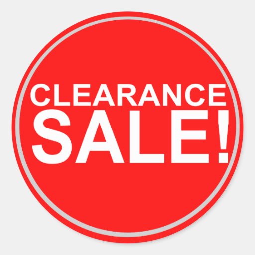 Clearance sale round stickers | Zazzle