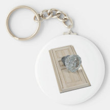 ClearCrystalKnobDoor021411 Key Chain