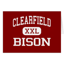 Clearfield - Bison - Area - Clearfield Greeting Cards