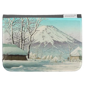 Clearing after Snow at Oshiono Hasui Kawase Kindle 3 Case
