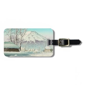 Clearing after Snow at Oshiono Hasui Kawase Tag For Luggage