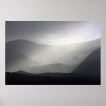 Clearing storm over Mount Katahdin, Maine Posters
