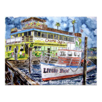 clearwater_boat_painting, Clearwater Beach Florida posters