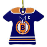 Cleary #99 Berlin Bombers Jersey Christmas Ornament