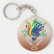 Clef Bouquet Keychain