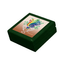 Clef Bouquet with Vase Jewelry Boxes