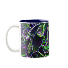 clematis alpina digital art mug