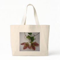 Clematis cirrhosa flower canvas bag